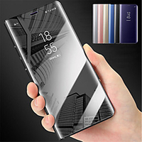 Telefon Hülle Handyhüllen Für Huawei Ganzkörper-Gehäuse P10 Plus P10 Lite P10 P8 Lite (2017) mit Halterung Spiegel Volltonfarbe Hart PC Lightinthebox