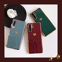 Telefon Hülle Handyhüllen Für Huawei Rückseite Huawei P30 Huawei P30 Pro Huawei Mate 20 pro Huawei Mate 20 Kumpel 30 Mate 30 Pro neu 5 Ehre 20 Huawei nova 5i Beschichtung Muster Herz TPU Lightinthebox