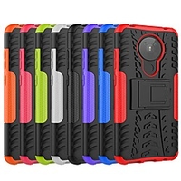 Telefon Hülle Handyhüllen Für Nokia Rückseite Nokia 8 Nokia 7.1 Nokia 6 Nokia 6 2018 Nokia 5 Nokia 4.2 Nokia 3 Nokia 3.1 Nokia 3.2 Nokia 2 Stoßresistent mit Halterung Rüstung Rüstung TPU PC Lightinthebox