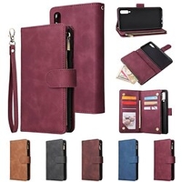 Telefon Hülle Handyhüllen Für Samsung Galaxy Ganzkörper-Gehäuse Ledertasche Brieftasche Kartenetui S21 Plus S21 Ultra S21 FE S21 A32 A52 A72 A10 A30 A50 Geldbeutel Kreditkartenfächer Flipbare Hülle Lightinthebox