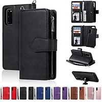 Telefon Hülle Handyhüllen Für Samsung Galaxy Ganzkörper-Gehäuse Ledertasche Brieftasche Kartenetui S21 S21 Plus S21 Ultra S20 S20 Plus S20 ultra S9 S9 Plus S8 Plus S8 Geldbeutel Kreditkartenfächer Lightinthebox