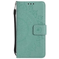 Telefon Hülle Handyhüllen Für Samsung Galaxy Ganzkörper-Gehäuse Ledertasche Brieftasche Kartenetui S6 Kante S6 S5 Geldbeutel Kreditkartenfächer Stoßresistent Blume Hart PU-Leder Lightinthebox