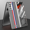 Telefon Hülle Handyhüllen Für Samsung Galaxy Ganzkörper-Gehäuse Ledertasche Klappetui Galaxy Z Fold 2 Beschichtung Flipbare Hülle Volltonfarbe PU-Leder PC Lightinthebox