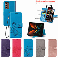 Telefon Hülle Handyhüllen Für Samsung Galaxy Ganzkörper-Gehäuse Ledertasche S20 FE 5G Galaxy F41 Galaxy A01 A21s Note 20 Galaxy M31s Galaxy A01 Core Galaxy M51 Kreditkartenfächer Stoßresistent Geprägt Lightinthebox