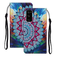 Telefon Hülle Handyhüllen Für Samsung Galaxy Ganzkörper-Gehäuse Ledertasche S20 Plus S20 Ultra S20 S20 FE S9 S9 Plus S8 Plus S8 S7 Kante S7 Stoßresistent Blume PU-Leder TPU Lightinthebox