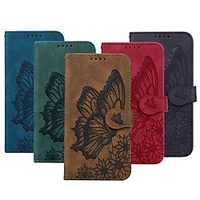 Telefon Hülle Handyhüllen Für Samsung Galaxy Ganzkörper-Gehäuse Ledertasche S21 S21 Plus S21 Ultra S20 S20 Plus S20 ultra S20 FE S9 S9 Plus S8 Plus Stoßresistent Geprägt Magnetisch Tier PU-Leder TPU Lightinthebox