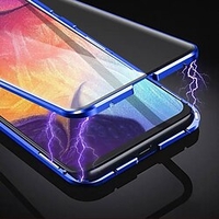 Telefon Hülle Handyhüllen Für Samsung Galaxy Ganzkörper-Gehäuse S21 A30 A50 A40 A90 A70 Samsung Galaxy A60 Samsung Galaxy A80 A50s Flipbare Hülle Magnetisch Beidseitig Durchsichtig Gehärtetes Glas Lightinthebox