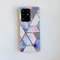 Telefon Hülle Handyhüllen Für Samsung Galaxy Rückseite A10 A30 A50 M10 A20 Galaxy Note 10 Galaxy Note 10 Note 10 Galaxy A30s Galaxy A50s Beschichtung Muster Marmor TPU Lightinthebox