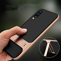 Telefon Hülle Handyhüllen Für Samsung Galaxy Rückseite A40 A70 A10 A20 A30 Samsung Galaxy A50 mit Halterung Volltonfarbe TPU PC Lightinthebox