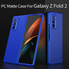 Telefon Hülle Handyhüllen Für Samsung Galaxy Rückseite Galaxy Z Fold 2 Stoßresistent Ultra dünn Mattiert Volltonfarbe PC Lightinthebox
