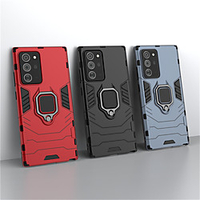 Telefon Hülle Handyhüllen Für Samsung Galaxy Rückseite Note 20 Ultra Note 20 Stoßresistent Inhaber anrufen Rüstung Solide TPU PC Metall Lightinthebox