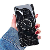 Telefon Hülle Handyhüllen Für Samsung Galaxy Rückseite S21 S21 Plus S21 Ultra S20 S20 Plus S20 FE 5G S9 S9 Plus S8 Plus S8 mit Halterung IMD Marmor Weich TPU Lightinthebox