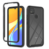 Telefon Hülle Handyhüllen Für Xiaomi Rückseite Redmi Note 9 Redmi 10X 5G Redmi 9A Stoßresistent Durchscheinend Rüstung Geometrische Muster Rüstung TPU PC Lightinthebox