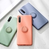 Telefon Hülle Handyhüllen Für Xiaomi Rückseite Silikon Silikonhülle Xiaomi Mi 10 Xiaomi Mi 10Pro Inhaber anrufen Volltonfarbe Silikon Metall Lightinthebox