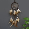 Traumfänger Blumenmuster handgemachtes Geschenk mit Farbverlauf Feder und Perlen Wandbehang Dekor Kunst indischen Stil 5511 cm Lightinthebox