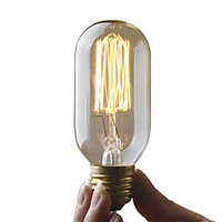 umei ™ 1 stück 40 watt e26 / e27 t45 edsion-lampe warmweiß 2300 k vintage edison glühlampe ac 110-130 v ac 220-240 v Lightinthebox