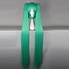 Vocaloid Miku Cosplay Perücken Damen 50 Zoll Hitzebeständige Faser Anime Perücke