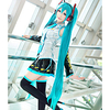 Vocaloid Miku Cosplay Perücken Damen Mit 2 Pferdeschwänzen 48 Zoll Hitzebeständige Faser Anime Perücke Lightinthebox