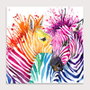 Wandkunst Leinwanddrucke Malerei Kunstwerk Bild Tier Zebra Heimtextilien Dekor gerollte Leinwand kein Rahmen ungerahmt ungedehnt Lightinthebox
