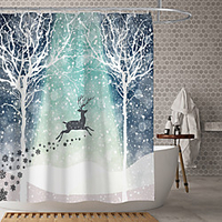 Wasserdichter Stoff Duschvorhang Badezimmerdekoration und modernes und klassisches Thema. Das Design ist schön und langlebig,  was Ihr Zuhause schöner macht. Lightinthebox