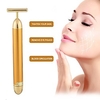 wasserdichtes goldenes Gesichtsmassagegerät Abnehmen elektrischer Beauty Stick Gesichtsmassage Roller Vibrator direkte Lieferung Lightinthebox