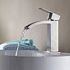 Wasserfall Outlet Messing Massiv Badezimmer Basin Wasserhahn Wasserhahn