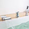 Wasserfall verbreitet Badewanne Wasserhahn mit Handbrause