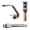 Wasserhahn-Set - Löwenfuß Antikes Kupfer Mittellage Einhand Ein LochBath Taps Lightinthebox