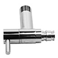 Wasserhahn Zubehör Zeitgenössische Chrome Finish Messing Valve-LK-1077