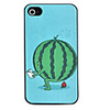 Wassermelone Erdbeere Relief zurück Fall für iphone 4/4s