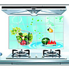 Wassermelone Muster Öl-Proof-Aufkleber,  Aluminium Foil (Zoll) 24 "x35"
