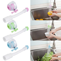 Wassersparende einstellbare Hahndüse drehbarer Belüfter Filter Sprühauslauf Küchenarmatur Zubehör zufällige Farbe Lightinthebox