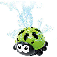Wassersprinkler Spielzeug für Kinder und Kleinkinder Sommer Outdoor Rasen Hinterhof Wasserspielzeug - drehbares tierisches Badespielzeug - wird am Gartenschlauch befestigt (Käfer Sprinkler Spielzeug Lightinthebox