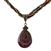 Water Droplets Diamant Vintage Halskette