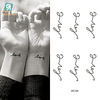 Waterproof / 3-D Temporary Tattoos Art Deco / Retro 3D Körperkunst Gesicht / Hände / Arm Lightinthebox