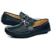 Wayaly britischen Atmungsaktive Leder Frei Peas Schuhe (Weiß,  Schwarz,  Blau)