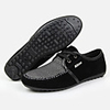 Wayaly britischen Fashion Casual Matt Schuhe (Schwarz,  Blau)