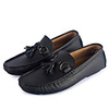 Wayaly britischen Leder Frei Peas Schuhe (Schwarz)