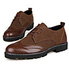 Wayaly britischen Vintage-Freizeitschuhe (Schwarz,  Khaki,  Braun)