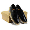 Wayaly Bullock Lässige koreanische British Style Matt starke untere Schuhe (Weiß,  Schwarz,  Screen-Color)