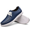 Wayaly Komfortable Business Casual Lederschuhe (Braun,  Blau)