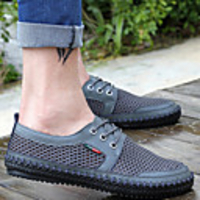 Wayaly Korean atmungsaktives Mesh Lässige Suede Shoes (Gelb,  Grün,  Grau,  Blau)