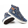 Wayaly Koreanisch Denim Leinwand Casual Schuhe (Blau,  Schwarz)