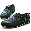 Wayaly Koreanisch Matt britischen Lässige Peas Schuhe (Blau,  Braun,  Grün)