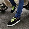 Wayaly Koreanisch Matt Sport und Freizeit Mode Schuhe (Gelb,  Schwarz,  Grau,  Blau)