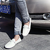 Wayaly koreanische Business Casual Peas Schuhe (Weiß,  Schwarz,  Blau,  Coffee)