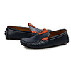 Wayaly koreanischen britischen Leder Peas Schuhe (Weiß,  Schwarz,  Blau,  Braun)