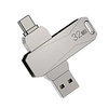 Waza 2 in 1 Typ-C USB3.0 Flash-Laufwerk ultraschnelle Übertragung 360 ° Drehung Zinklegierung 32 GB 64 GB Unterstützung otg Pendrive USB-Disk Lightinthebox