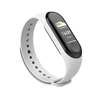WAZA M3 Männer Frauen Smart-Armband Android iOS Bluetooth Wasserfest Herzschlagmonitor Sport Smart Schrittzähler Anruferinnerung Sedentary Erinnerung