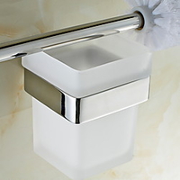 WC-Bürstenhalter Kreativ / Multifunktion Modern Edelstahl 1pc Wandmontage Lightinthebox